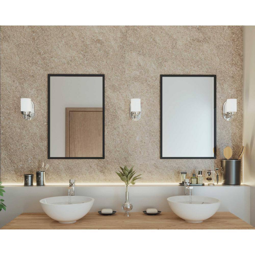 Progress Lighting Glide Collection 1-Light Polished Chrome Coastal Vanity Light