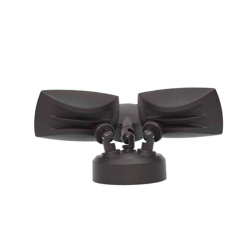 Commercial Electric 150W Equivalent Bronze Outdoor LED Security Light 3000 Lumen