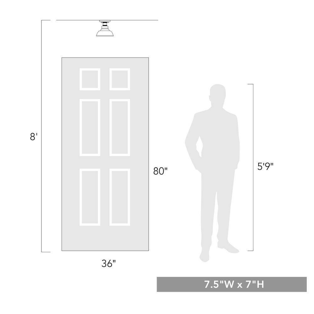 Golden Lighting Carver Flush Mount 0305-FM CH-VMG
