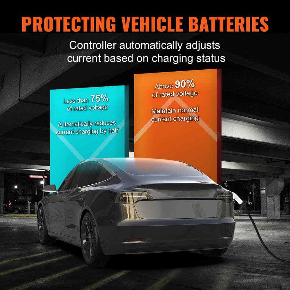 VEVOR Level 2 EV Charger 240V Home EV Charging Station w/ 25 ft. Cable NEMA