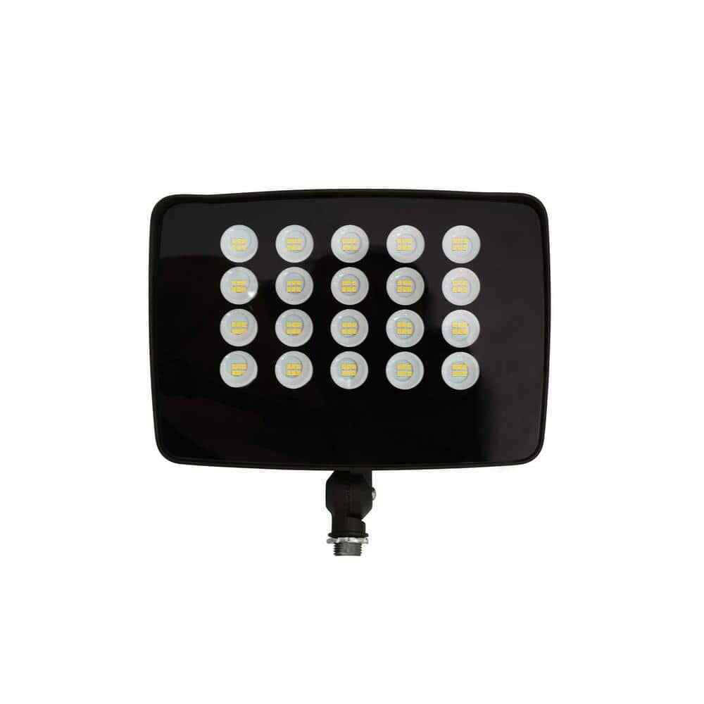 Commercial Electric 70-Watt Bronze Outdoor Integrated LED Commercial Flood Light