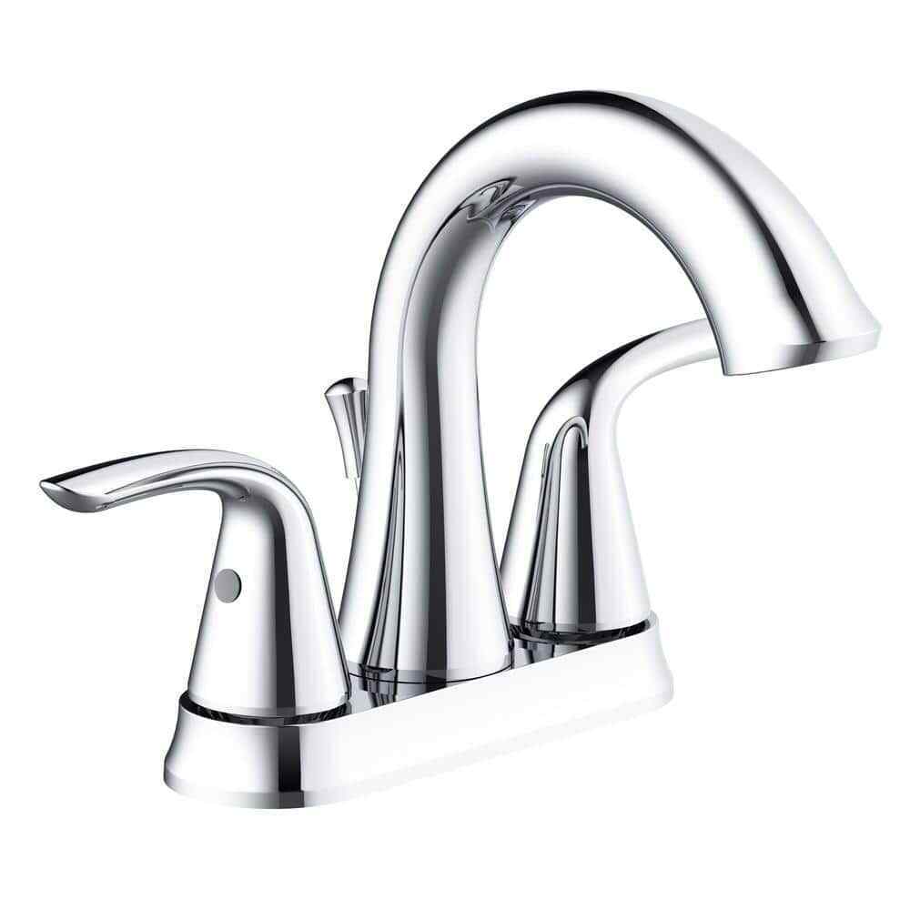 Glacier Bay Irena 4 in. Centerset 2-Handle Bathroom Faucet in Chrome