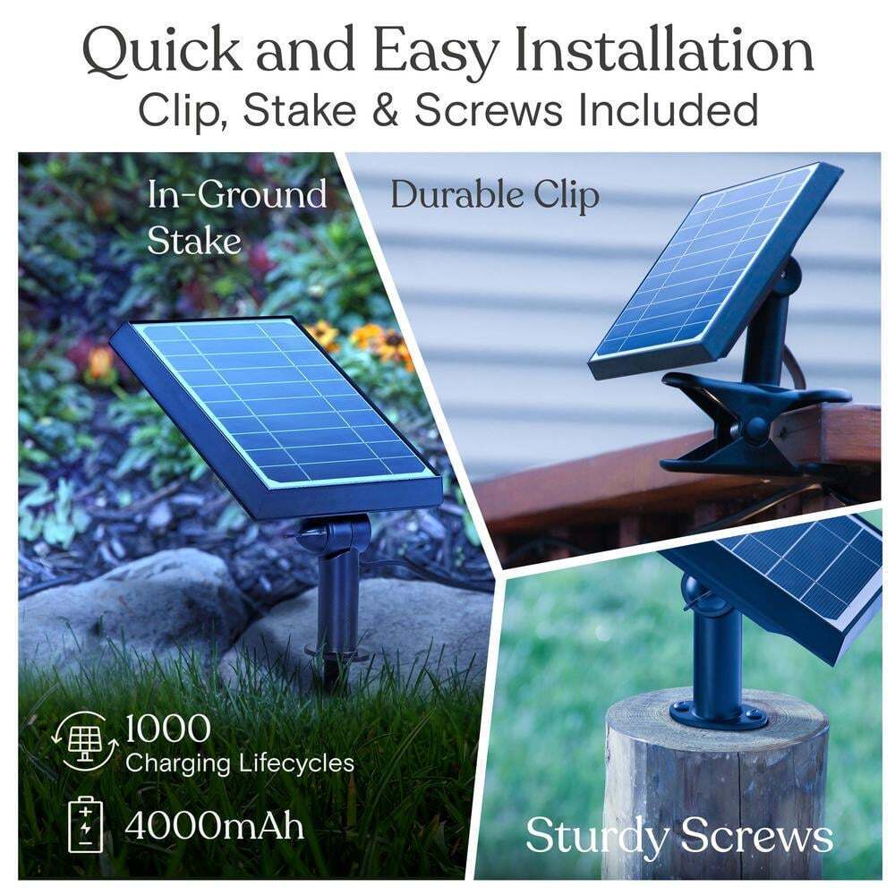Brightech Ambience Pro 15-Light 48 ft. Outdoor Solar LED Edison String Light