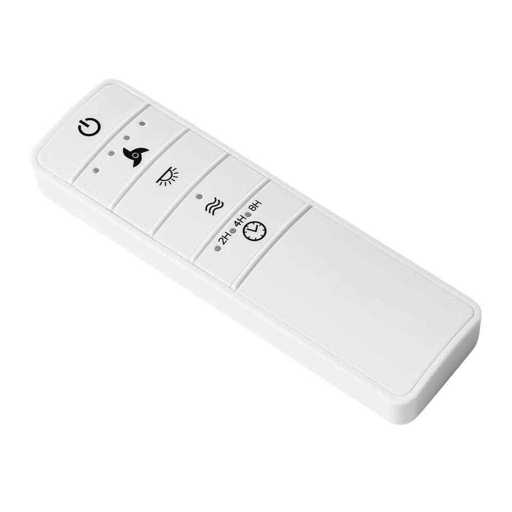Universal Smart Hubspace Wi-Fi 4-Speed Ceiling Fan White Remote Control - For AC
