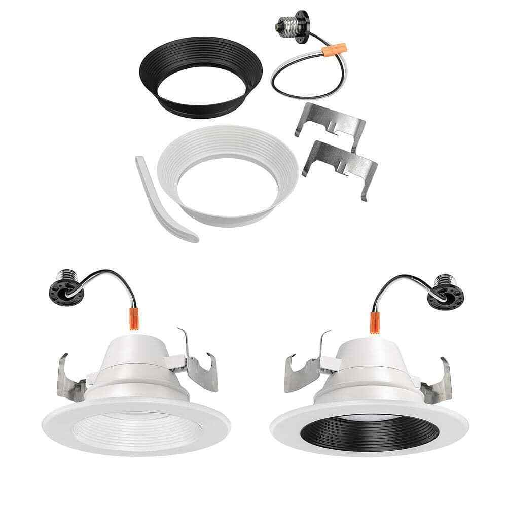 Commercial Electric 6 in. 30 Lighting Options LED Recessed Light Trim Kitchen