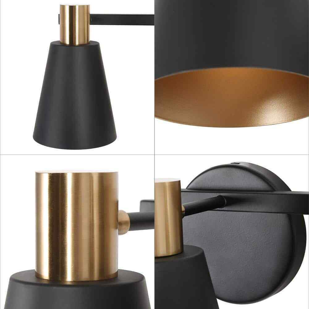 Uolfin Bathroom Wall Sconce 3-Light Modern Bell Powder Room Vanity Light Fixture