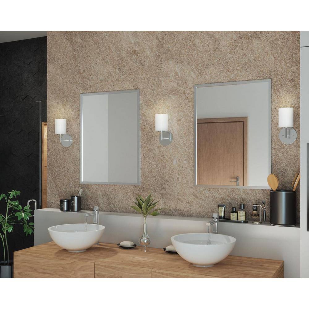 Progress Lighting Replay Collection 1-Light Polished Nickel Vanity Wall Light