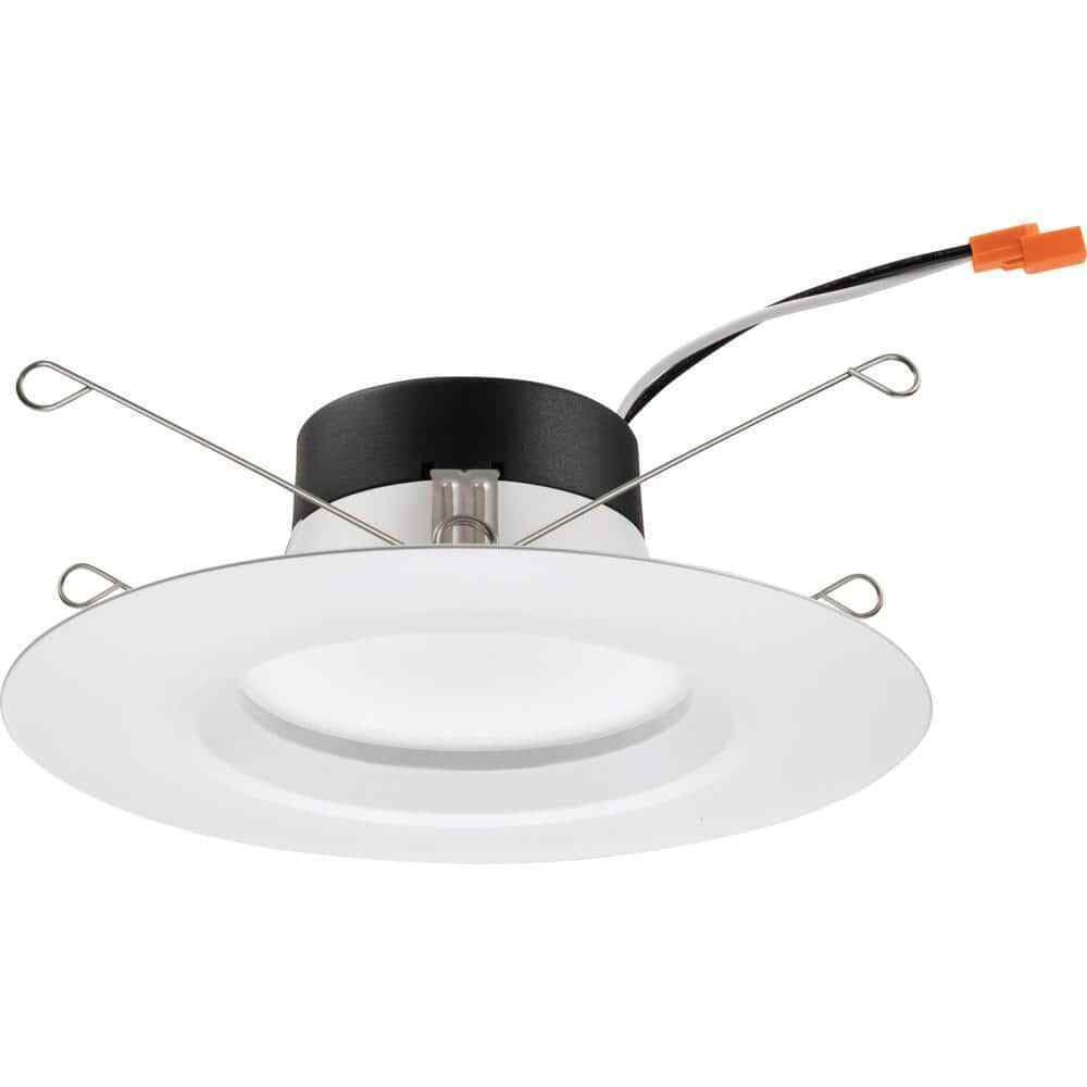 Select RB 6 in. Smart Tunable CCT Color Changing Recessed Light Trim 4-Pack