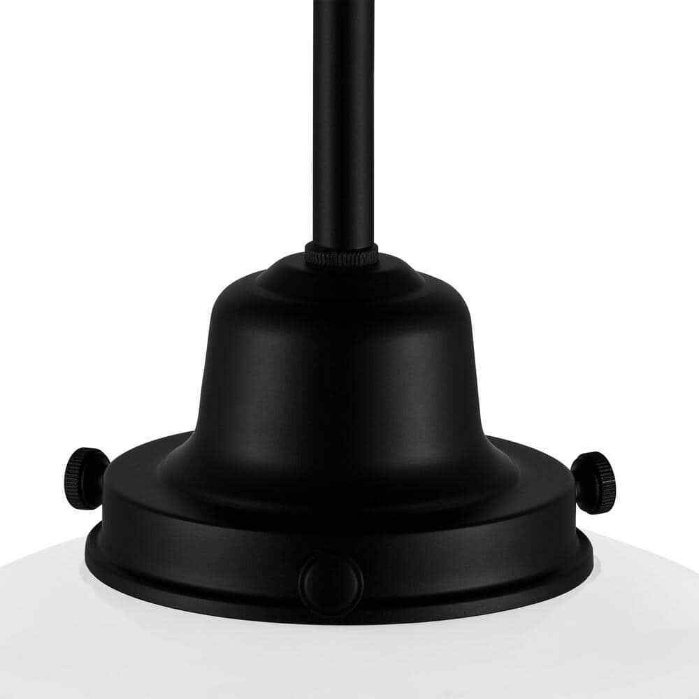 Hampton Bay Belvedere Park Bronze Mini-Pendant Farmhouse Hanging Light