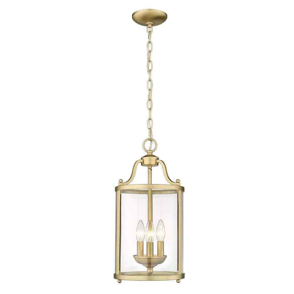Golden Lighting Payton 3-Light Brushed Champagne Bronze Standard Pendant Light