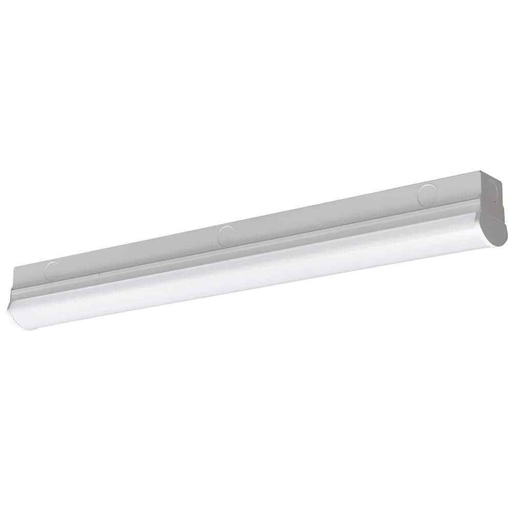 Commercial Electric 2 ft LED Garage Workshop Ceiling Strip Light Fixture
