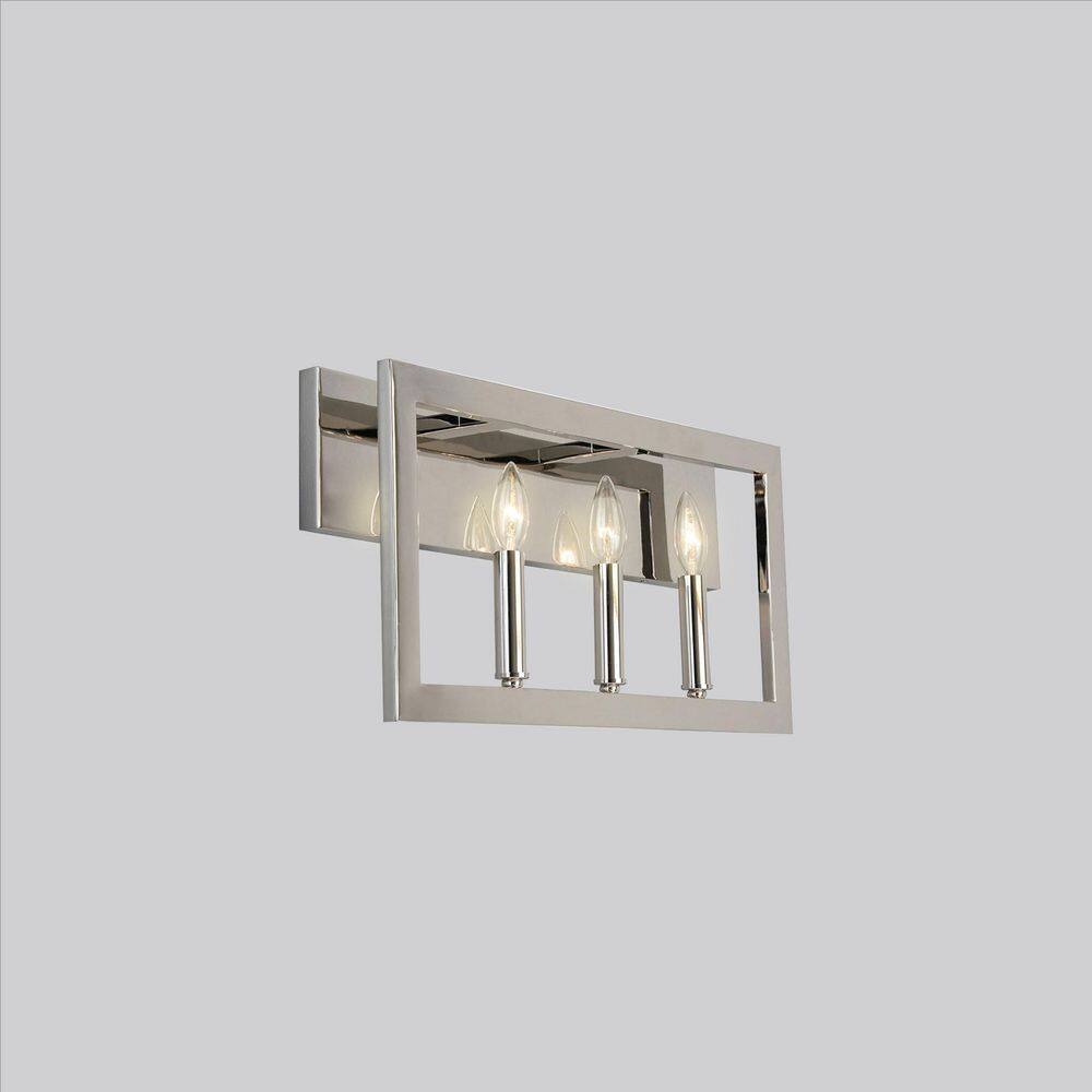 Eglo Jordan 22 in. 3-Light Satin Nickel Vanity Light