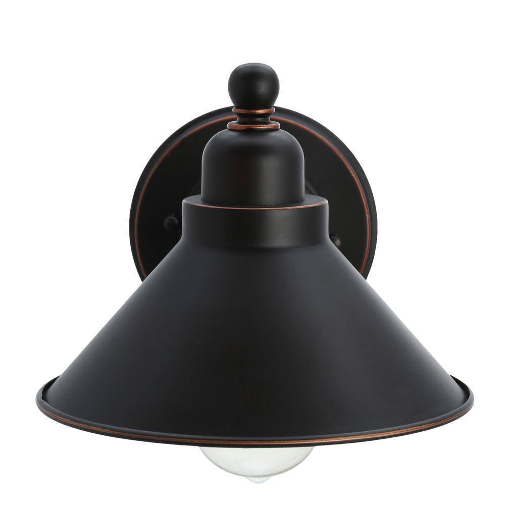 SATCO Bridgeview 7.25 in. 1-Light Mission Dust Bronze Wall Sconce