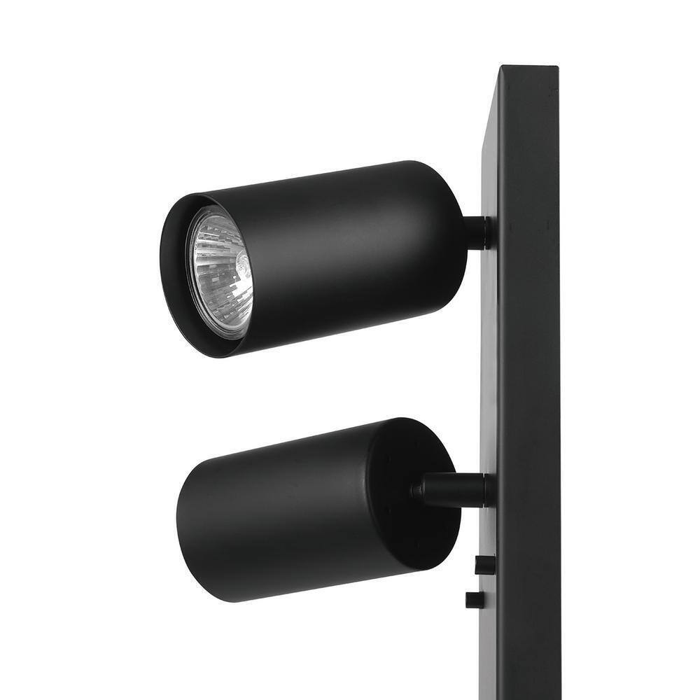 Globe Electric Davies Matte Black Plug-In or Hardwire Wall Sconce w/ Switch