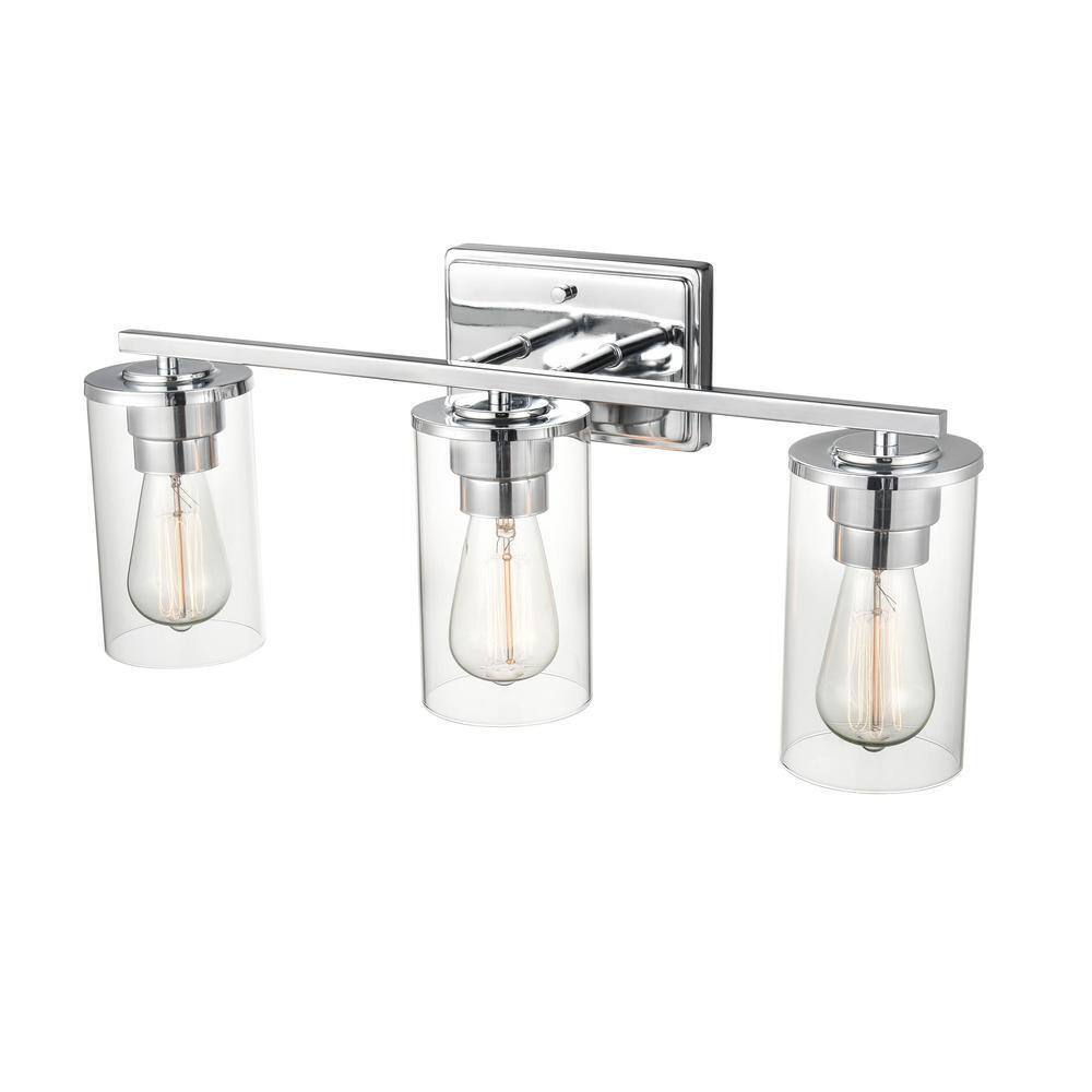 Millennium Lighting Verlana 22 in. 3-Light Chrome Bathroom Vanity Light