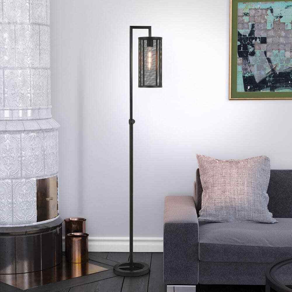 Meyer&Cross Parthen 69-1/2 in. Blackened Bronze Floor Lamp