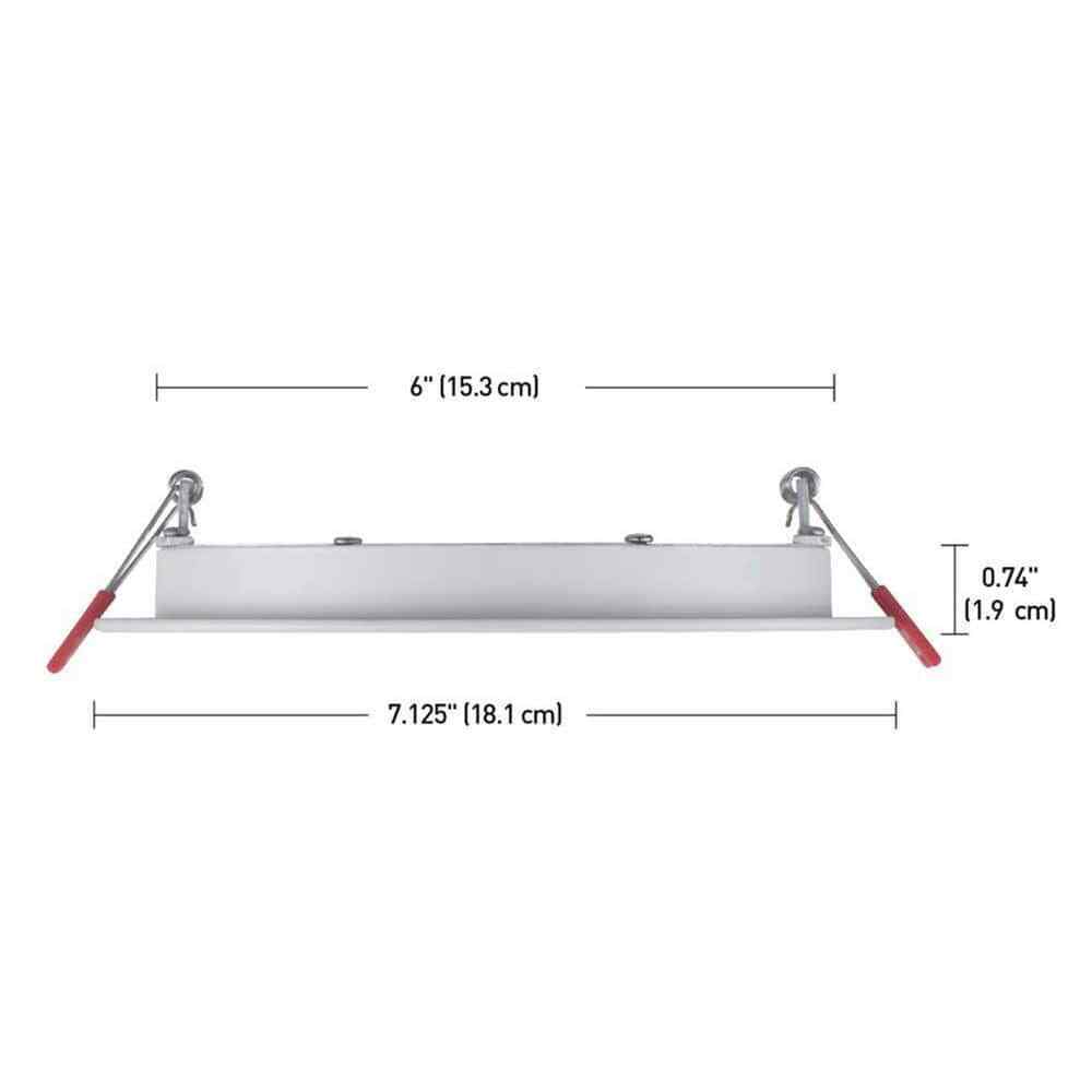 Commercial Electric 6 in. Adjustable CCT Canless LED Recessed Light Kit
