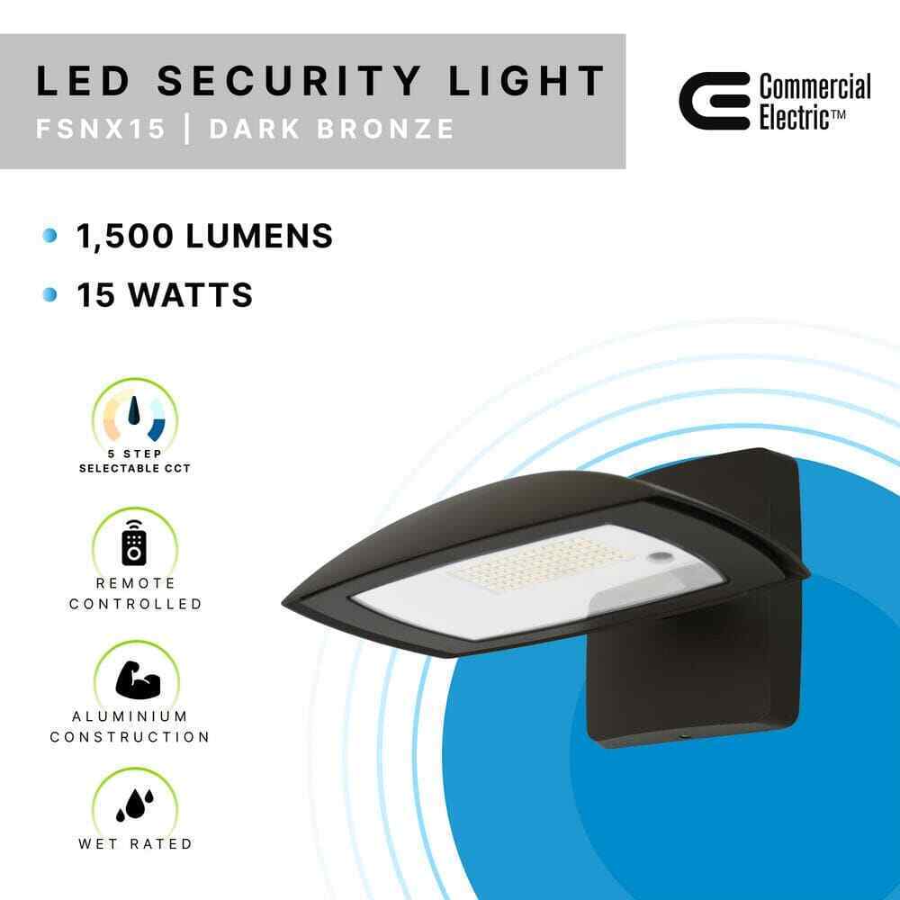 Commercial Electric 50W Equivalent Integrated LED Wall/Flood Light