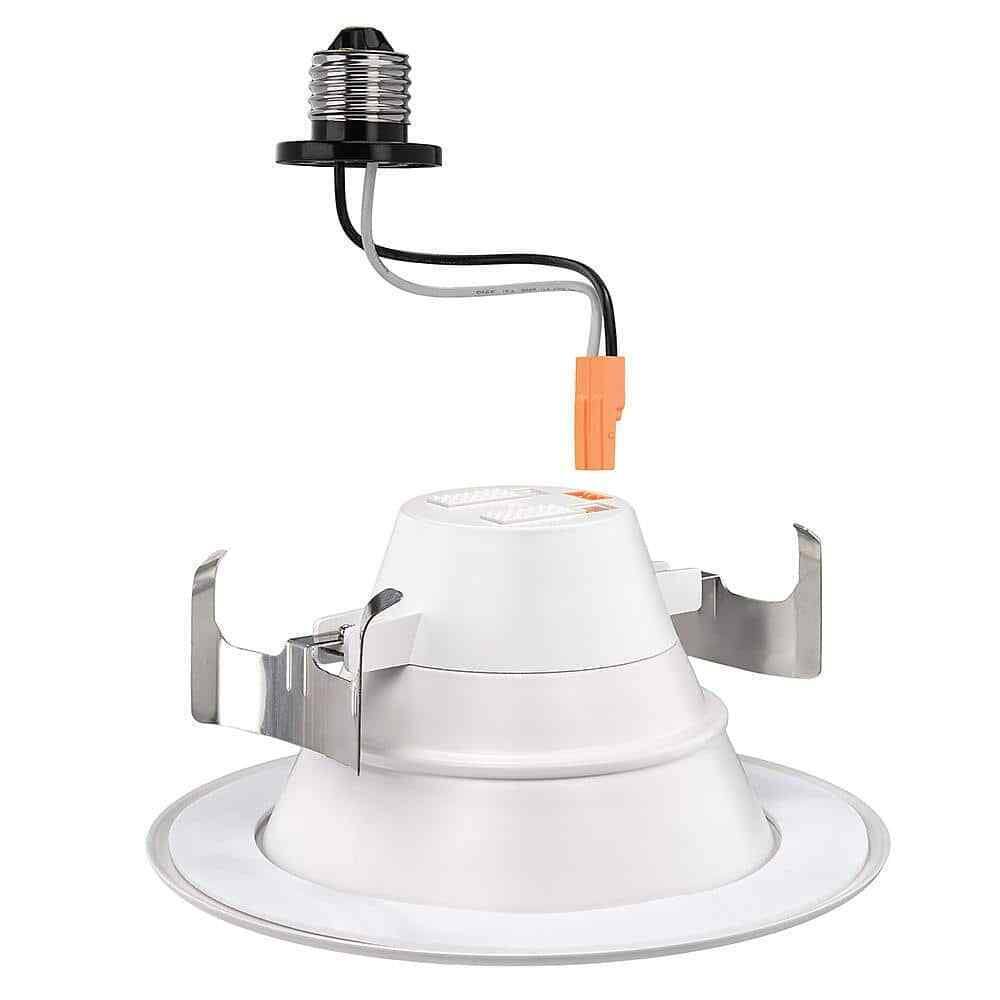 Commercial Electric 6 in. 30 Lighting Options LED Recessed Light Trim Kitchen