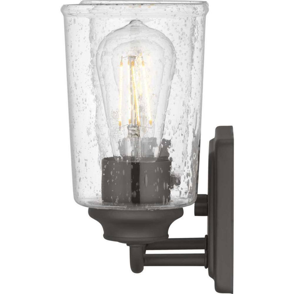 Hampton Bay Evangeline 13-5/8 in. 2-Light Modern Bronze Bathroom Vanity Light