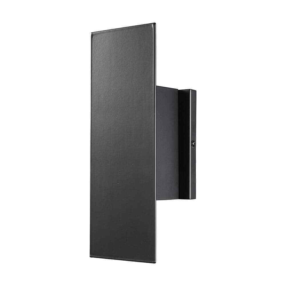 Monteaux Lighting Novus 2-Light Black LED Modern Wall Sconce Light Fixture