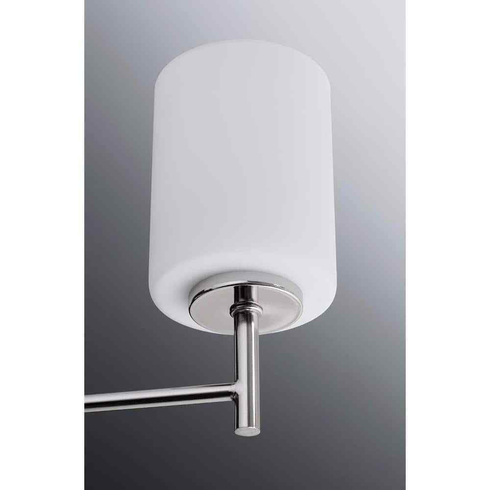 Progress Lighting Replay Collection 1-Light Polished Nickel Vanity Wall Light
