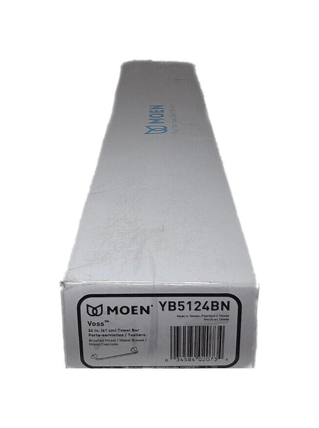 MOEN Voss 24 in. Towel Bar in Brushed Nickel