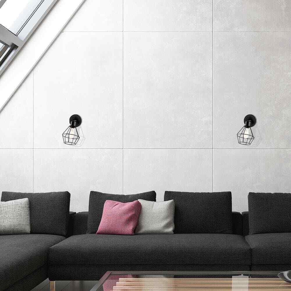Globe Electric Evans 1-Light Matte Black Plug-In or Hardwire Wall Sconce
