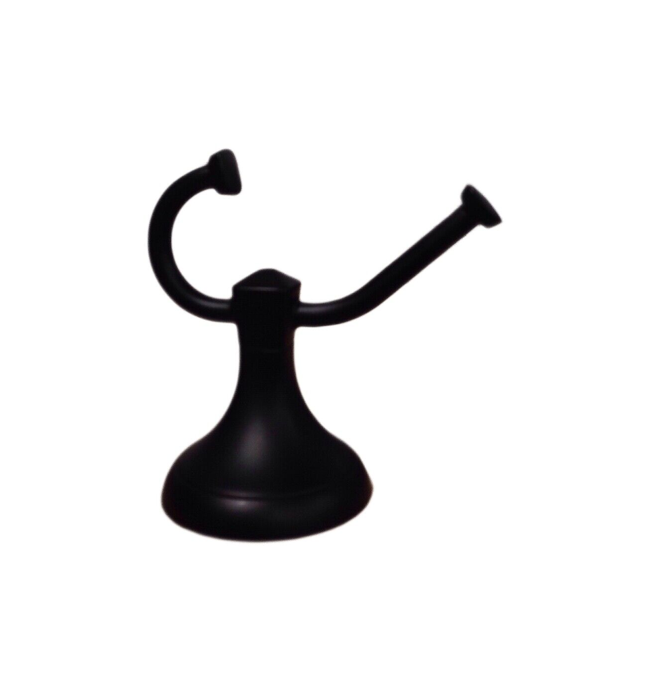 Delta Esato Double Towel J-Hook in Matte Black