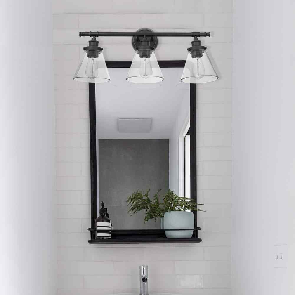 Globe Electric Parker 3-Light Oil Rubbed Bronze 5-Piece Bath Light Set