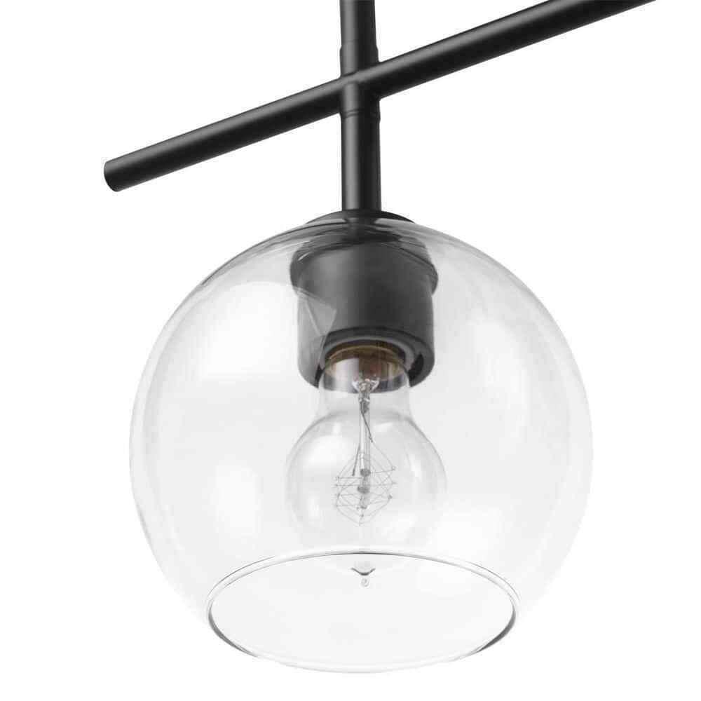 Globe Electric 2.3 ft. 3-Light Matte Black Fixed Track Lighting Kit 91002804