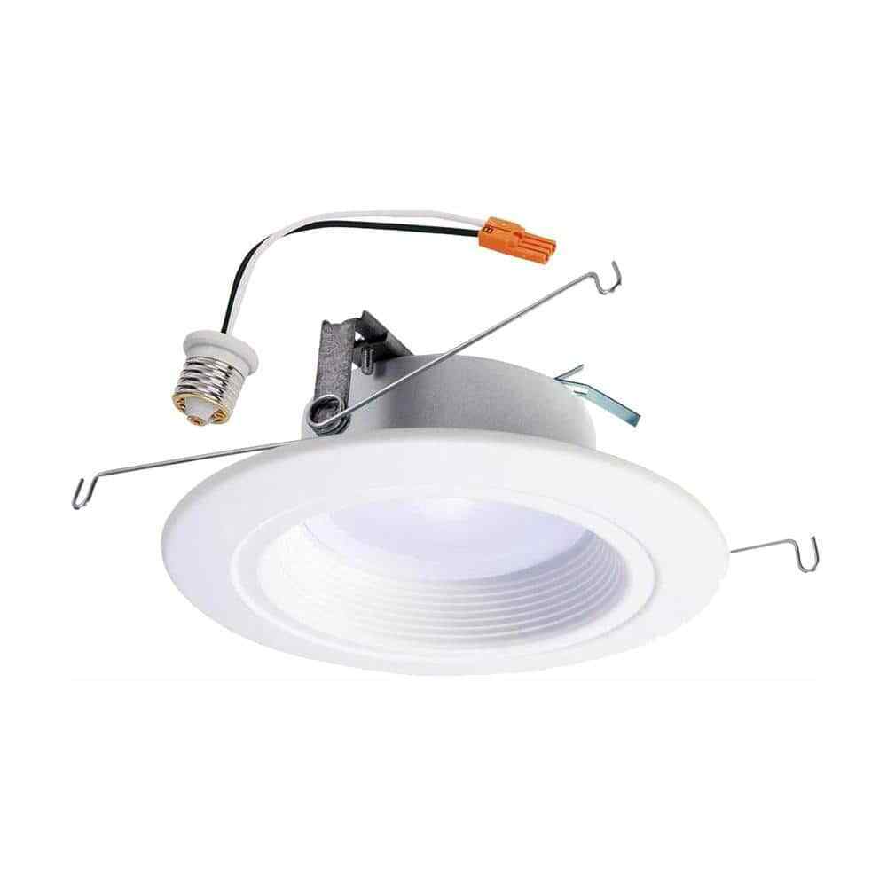Halo RL 5 in. and 6 in. 2700K-5000K White LED Recessed Ceiling Light Trim 5-Pack