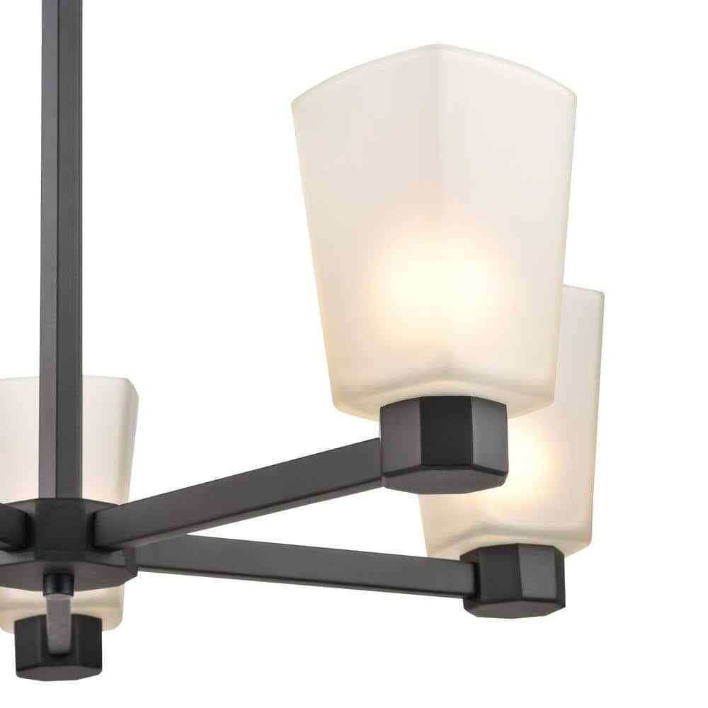 Millennium Lighting Coley 5-Light 25 in. Matte Black Hardwired Chandelier Light