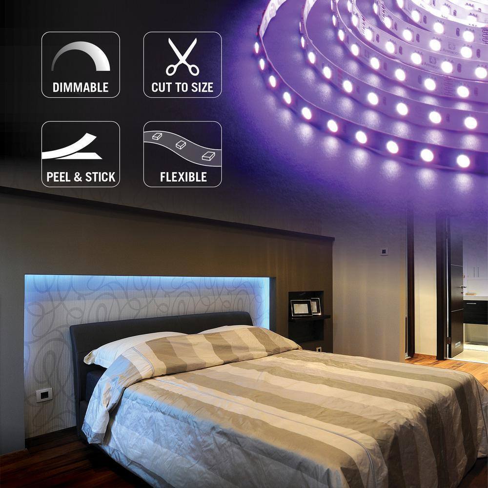 Armacost Lighting RibbonFlex Home 16.4' Multi-Color LED Tape Light 60 LEDs/Meter