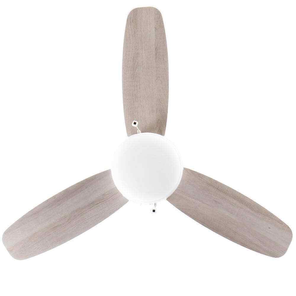Hampton Bay Ashby Park 44 in. White Color Changing Integrated LED Ceiling Fan