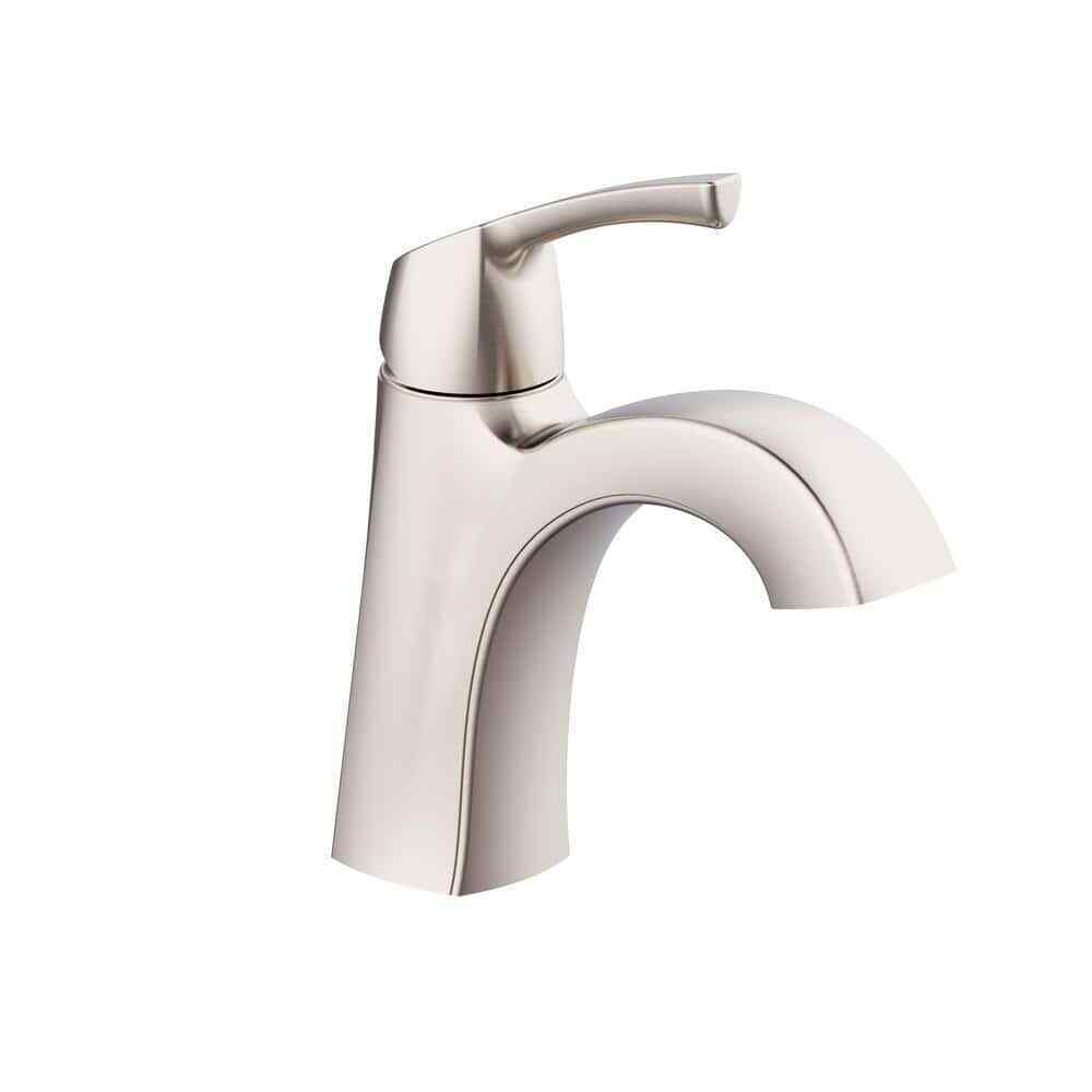 Glacier Bay Calandine Single Handle Single Hole Bathroom Faucet Brushed Nickel