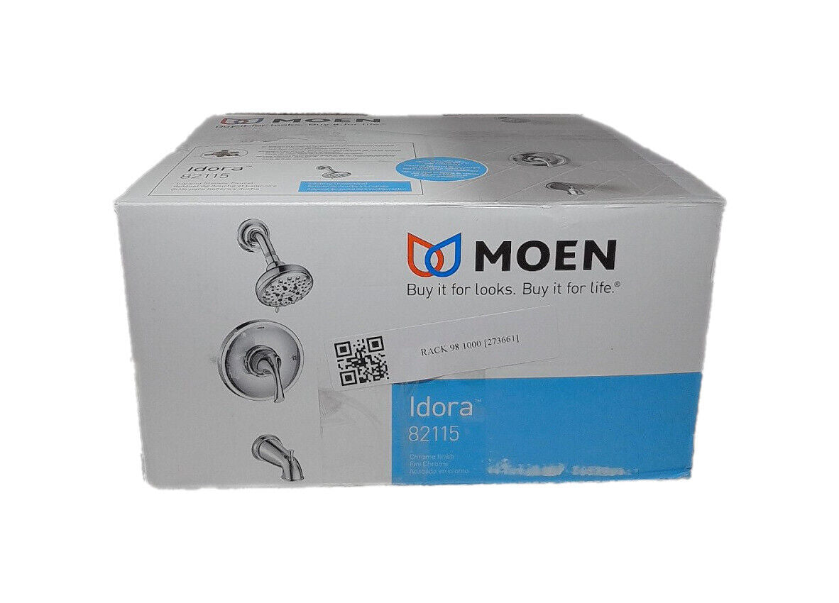 MOEN Idora Single-Handle 5-Spray Tub and Shower Faucet in Chrome Valve Included