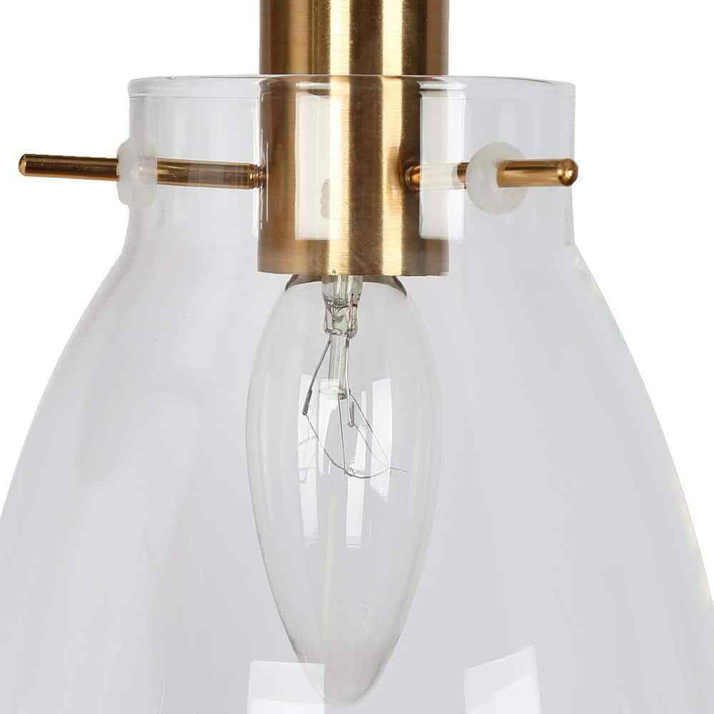 Zevni 30 in. 4-Light Brass Gold Vanity Light for Bathroom Z-B7JEE3QA-4680