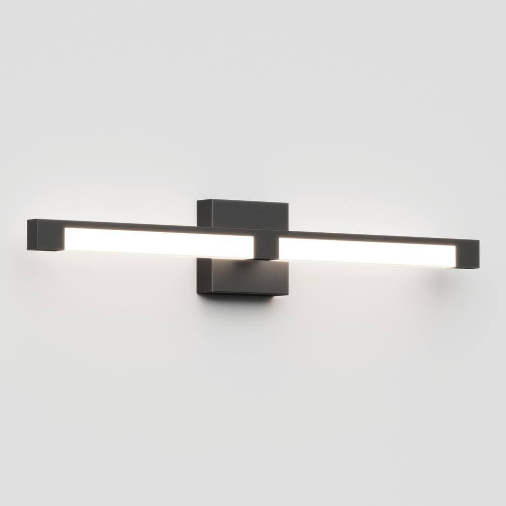 Artika Tivoli 27 in. Integrated LED Matte Black Vanity Light Bar Wall Fixture