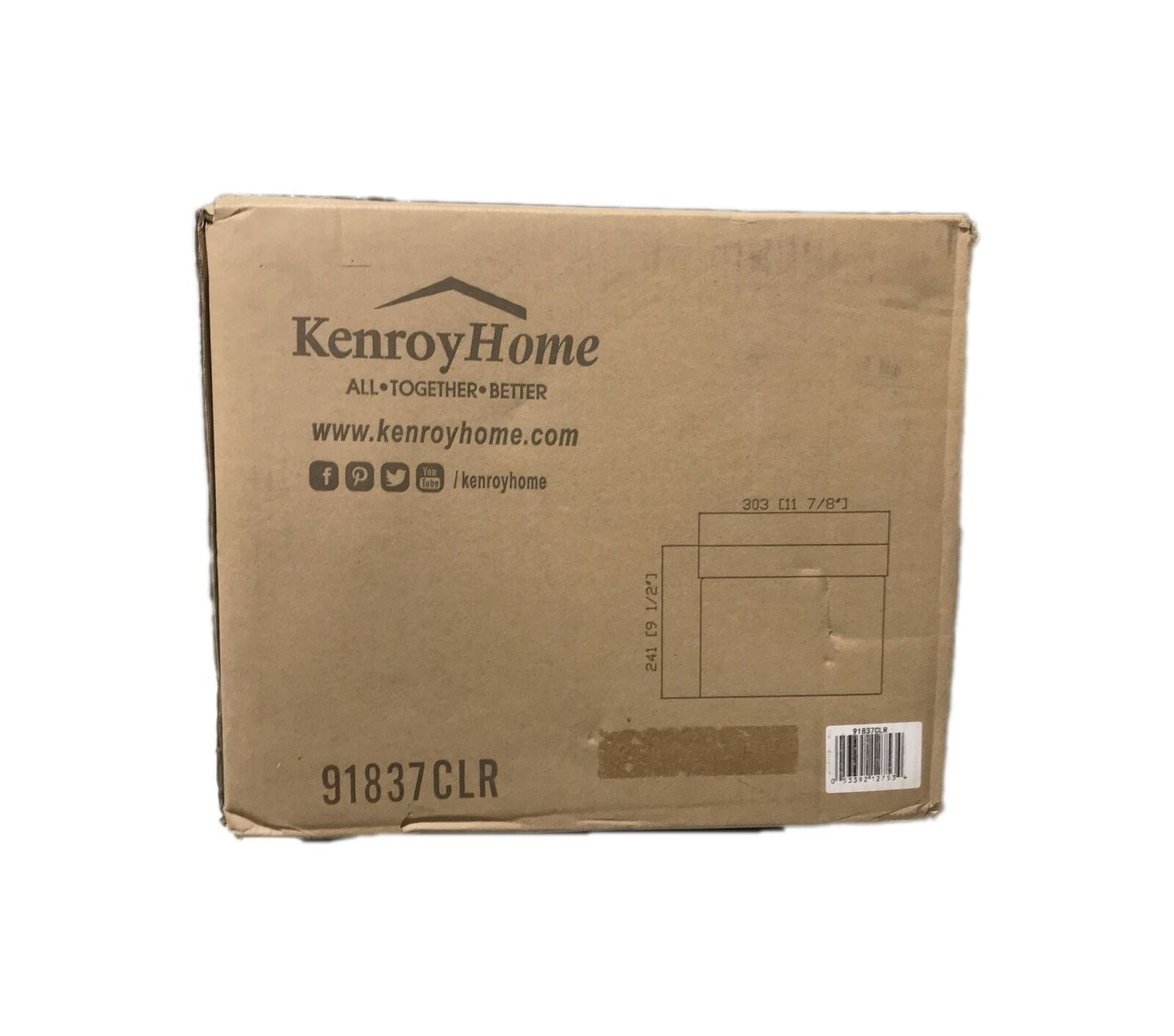 Kenroy Home Capri 1 Light Chrome Flush Mount