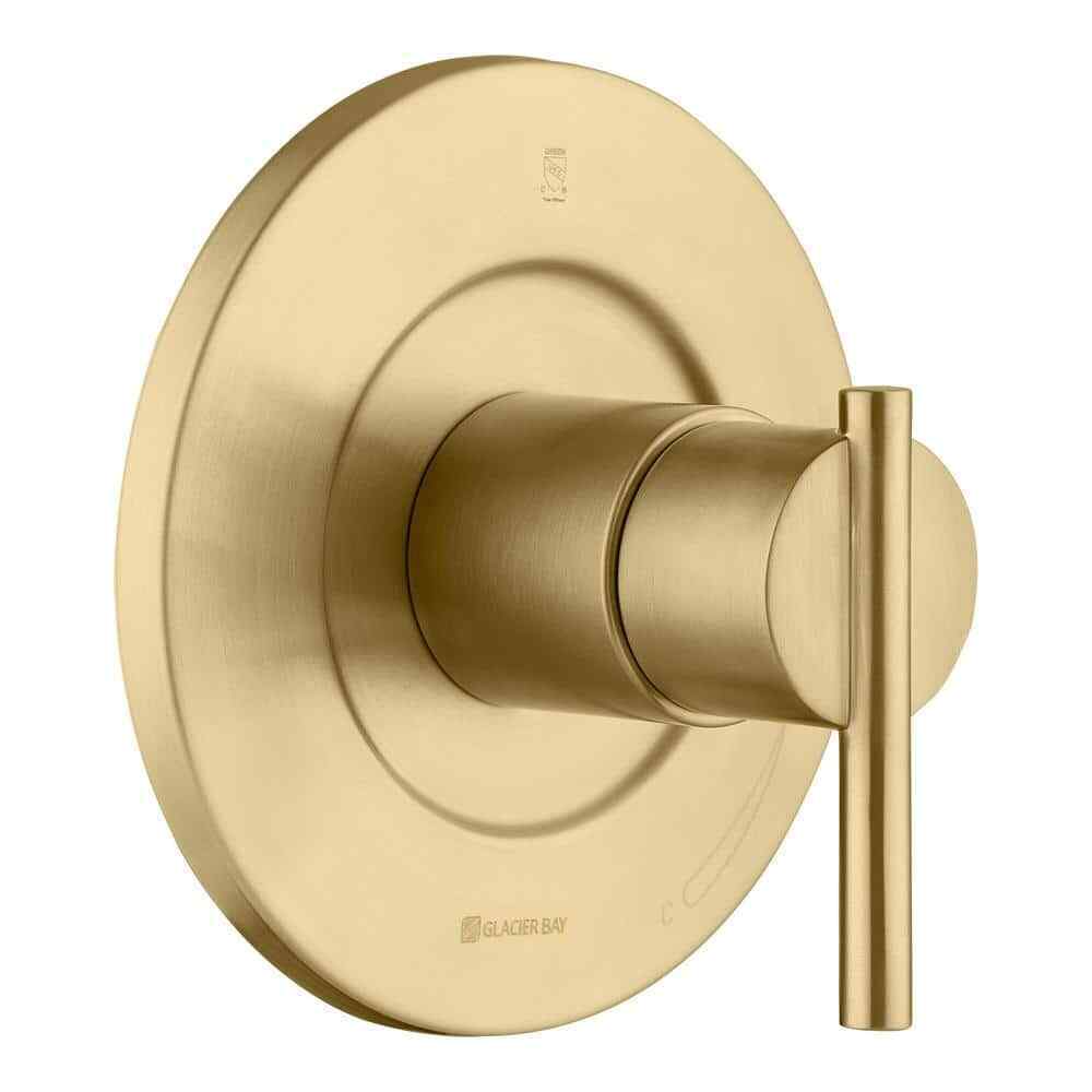 Glacier Bay Dorind Tub and Shower Faucet 1.8 GPM in Matte Gold Valve Included