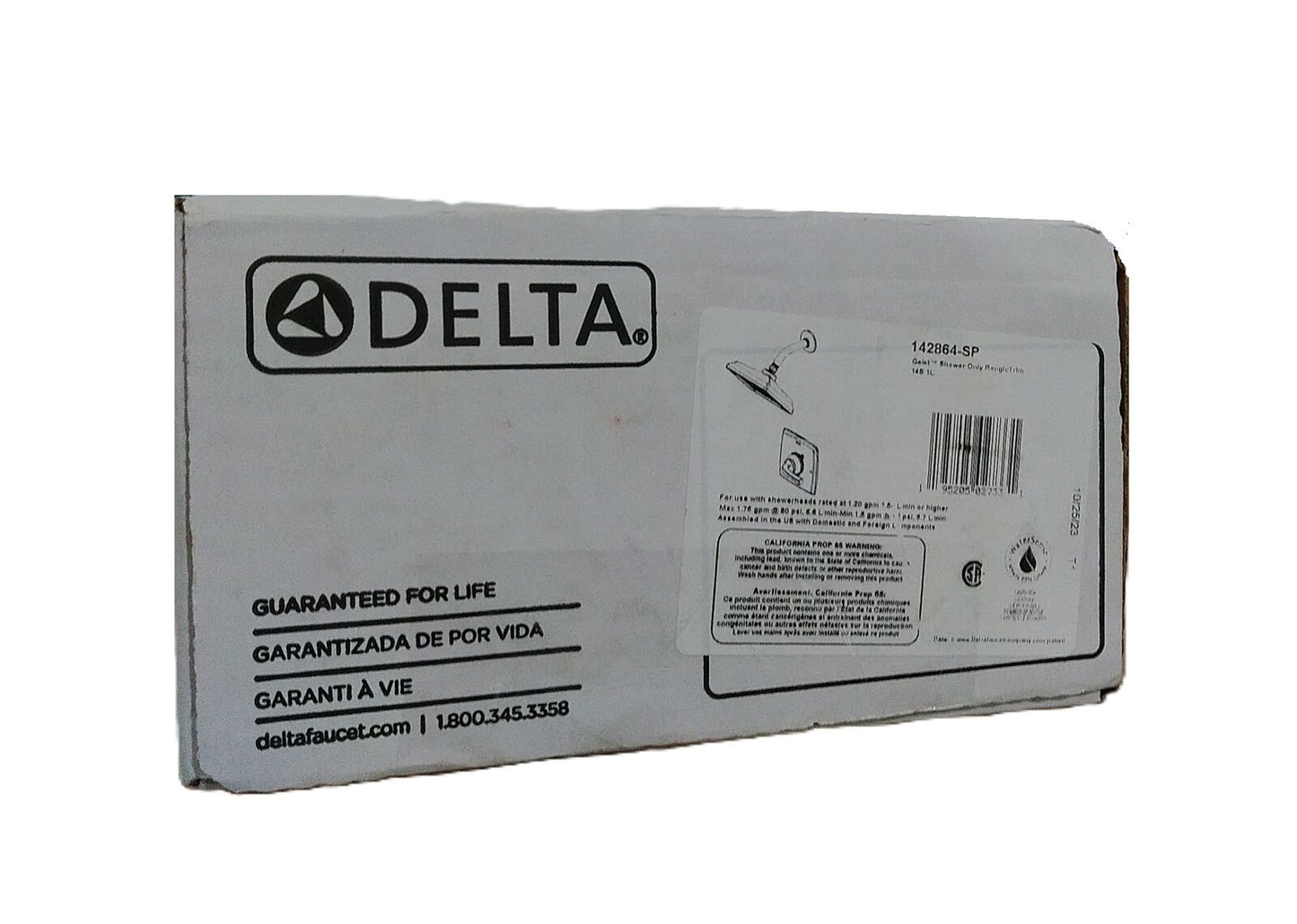 Delta Geist Single-Handle 1-Spray Shower Faucet in Spotshield Brushed Nickel