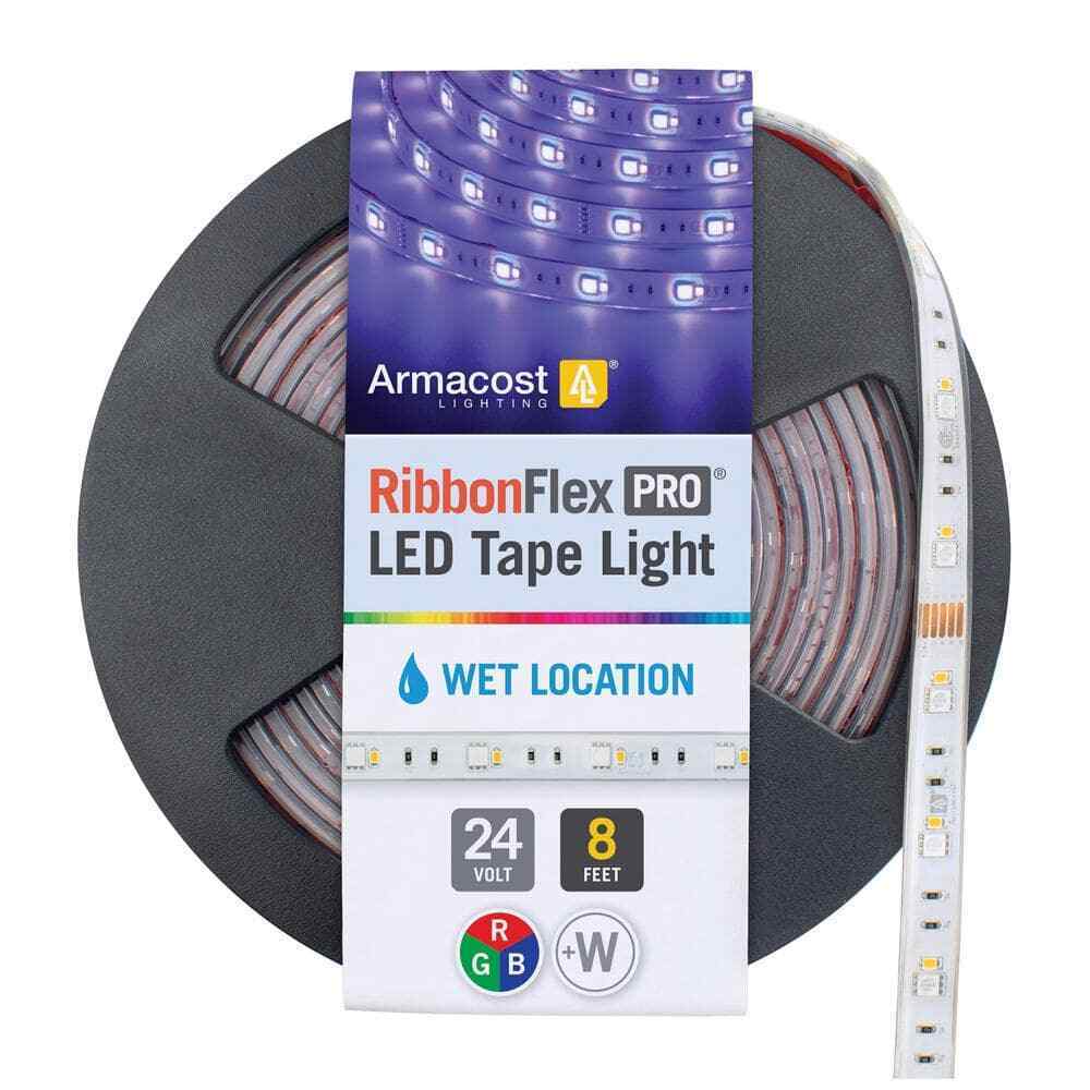 Armacost Lighting 16 ft. 5 m IP67 RGB Plus W Strip Light Tape 30 Plus 30 LED/m