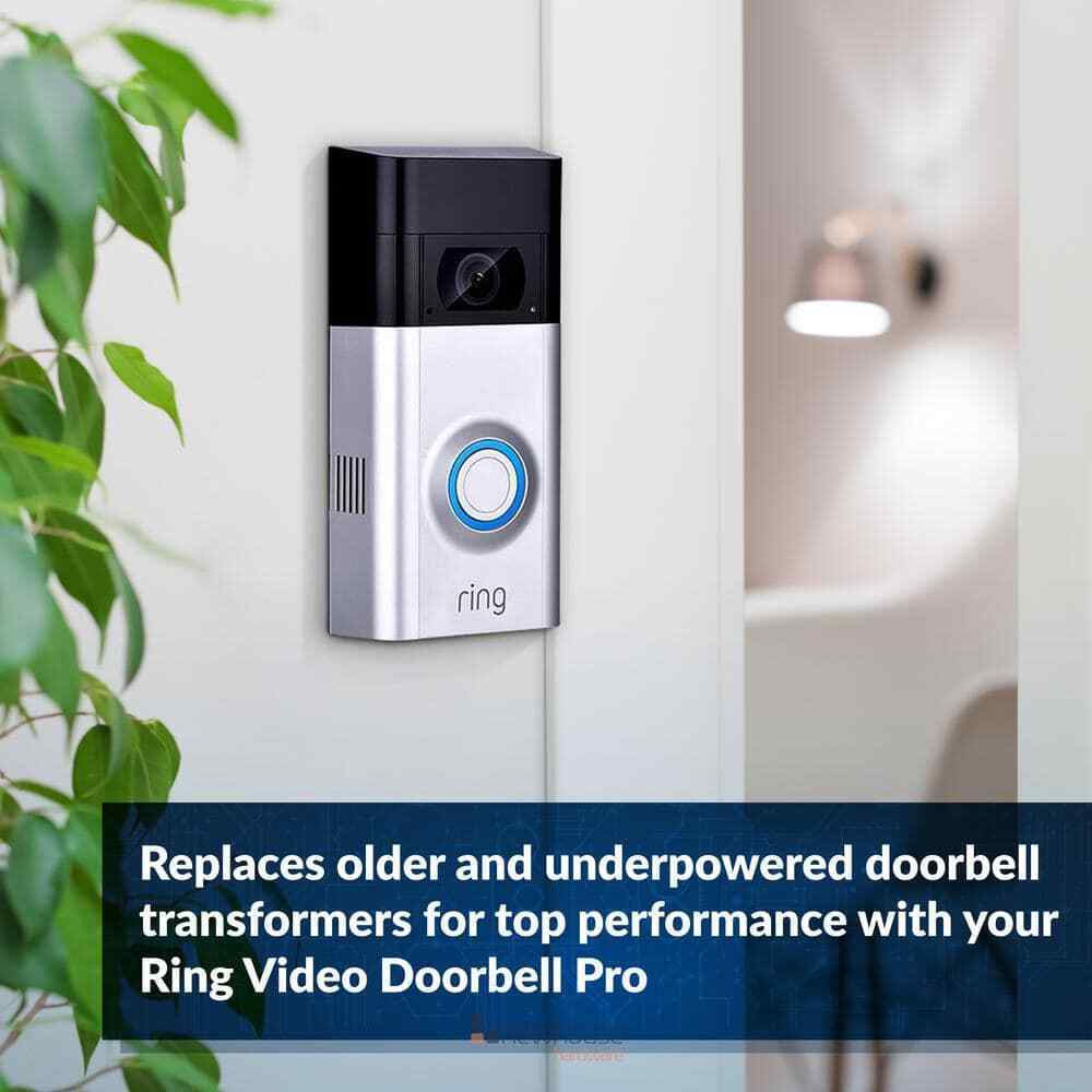 Newhouse Hardware Wired 16V 30vA Doorbell Transformer Compatible with Ring Pro