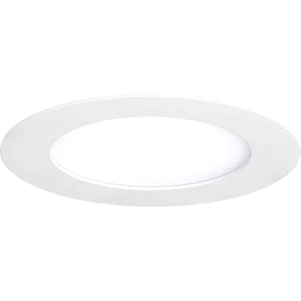Progress Lighting 7 in. 3000K White Integrated LED Recessed Trim