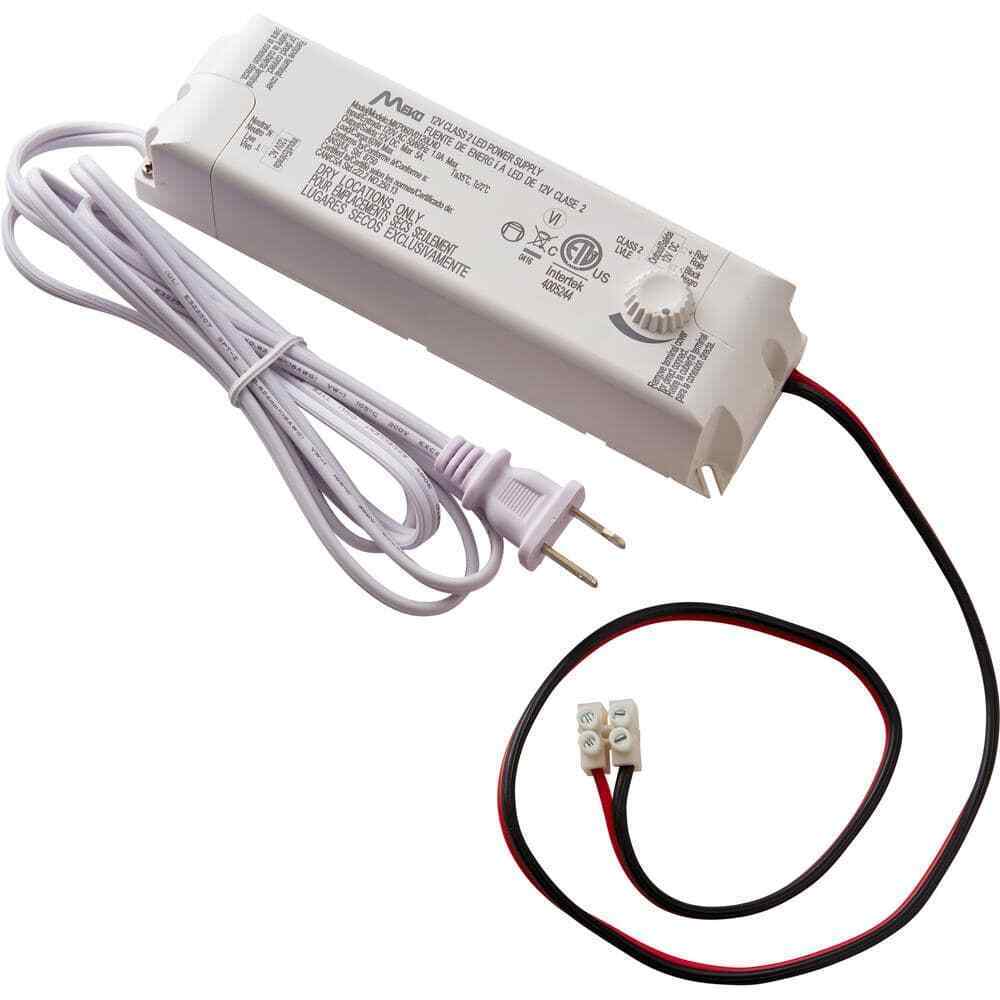 Commercial Electric 60-Watt 12-Volt LED Lighting Power Supply with Dimmer 17065