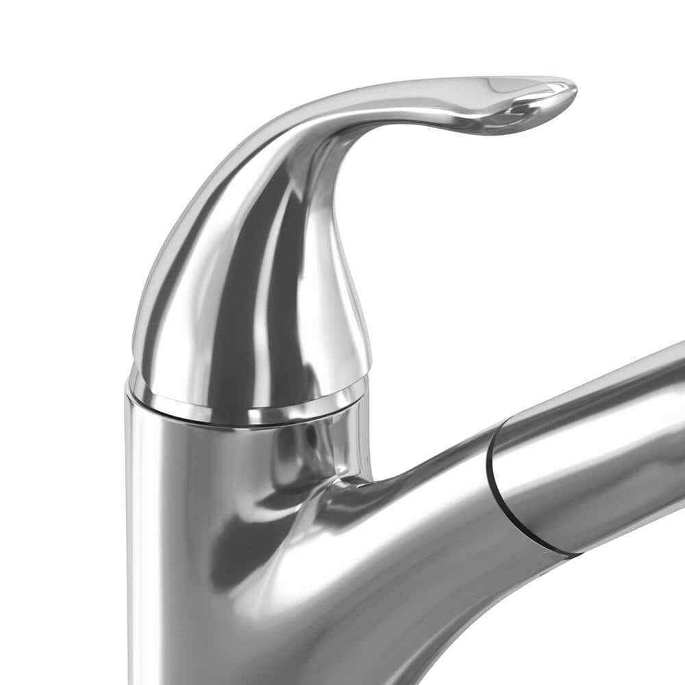 Glacier Bay Market Single-Handle Pull-Out Sprayer Kitchen Faucet Polished Chrome
