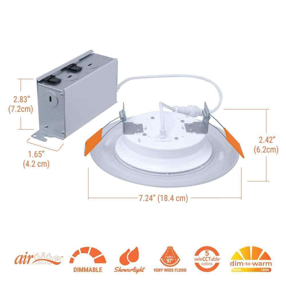 HALO 6 in. RL Night Light 1000-Lumens Selectable CCT D2W DM