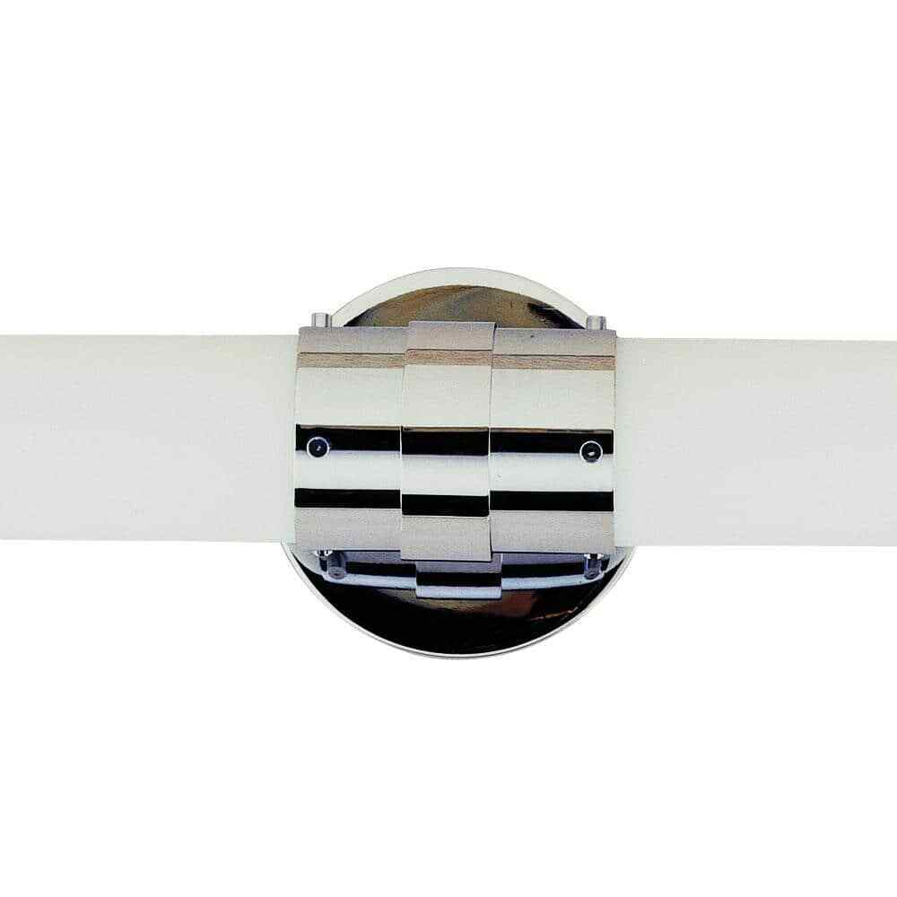 Bel Air Lighting Fusion 20.5 in. 2-Light Polished Chrome Linear Vanity Light