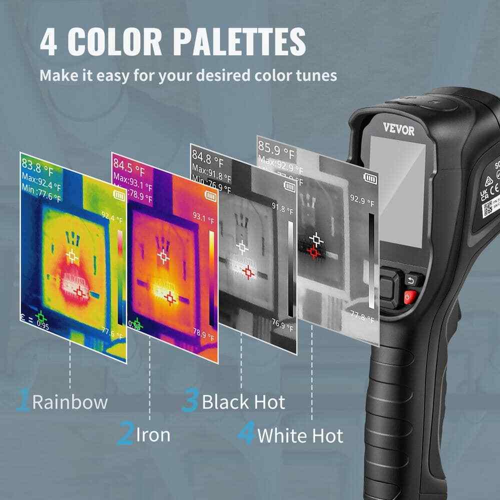 VEVOR Thermal Imaging Camera 240x180 IR Resolution 43200 Pixel Infrared Camera